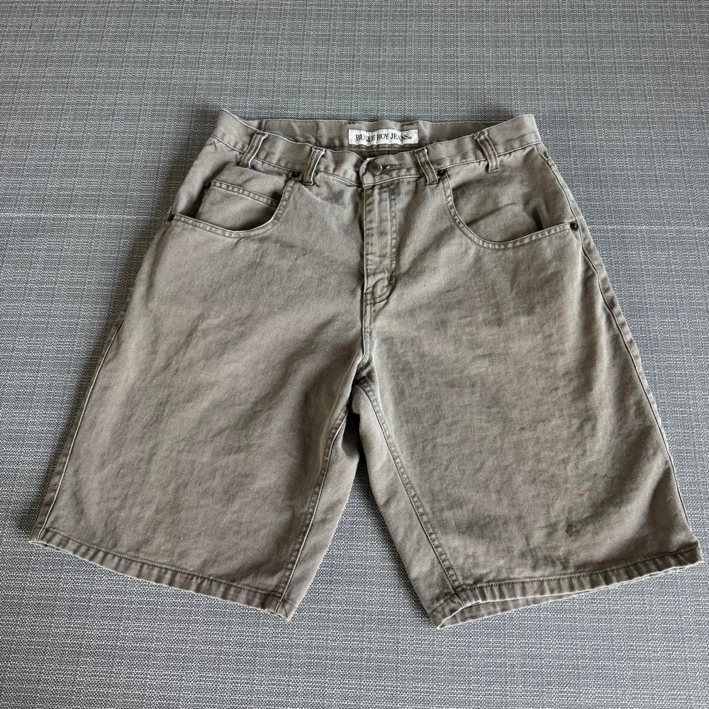 Bugle Boy Vintage tan denim shorts men's size 36